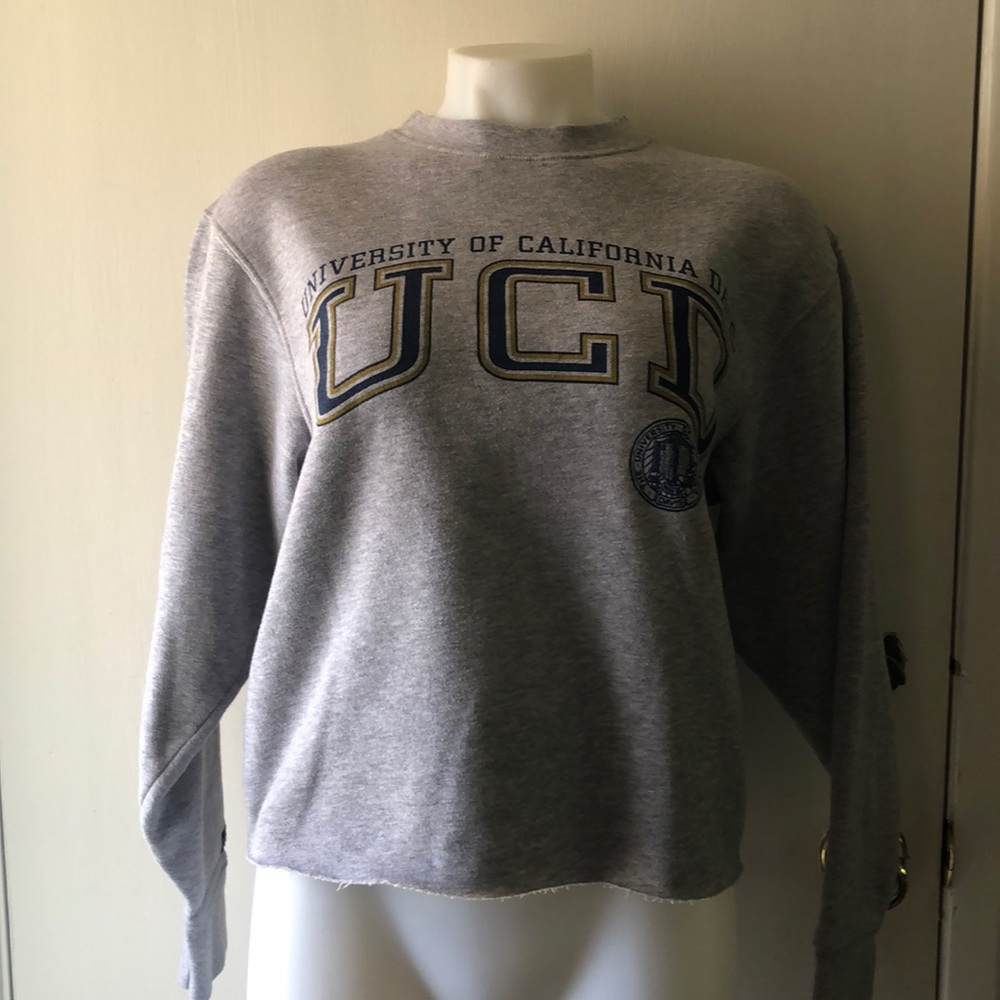 UC Davis Cropped sweater